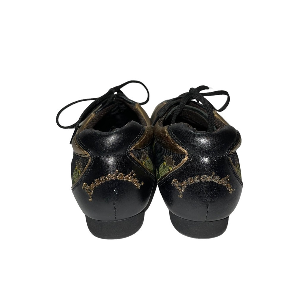 Braccialini Black Frog Women Sneakers Size 8.5/EU39 - Picture 5 of 8